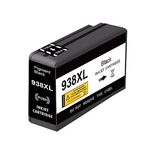 HP 938/ 938e Uyumlu Y�ksek Kapasiteli Muadil Siyah Kartu�