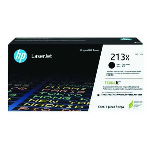 HP 213X W2130X Y�ksek Kapasite Siyah Orijinal Toner 6.000 Sayfa
