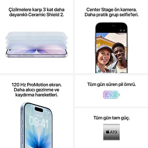 Apple iPhone 17 256 GB Ak�ll� Telefon Siyah [�N S�PAR��]