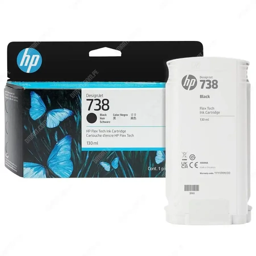 HP 738 498N4A Siyah Orijinal Kartu� 130ml