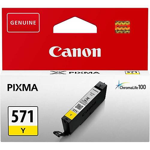 CANON CLI-571 Y Sar� Orijinal Kartu� 0388C001