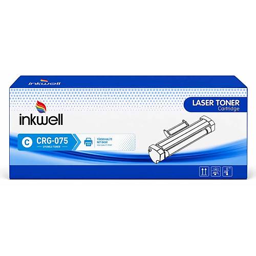 Canon CRG-075 Mavi Muadil Toner - 1.300 Sayfa