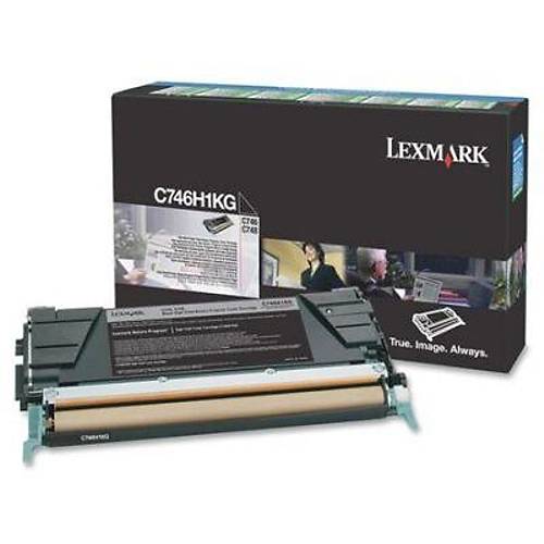 Lexmark C746 Siyah Orijinal Toner 12000 Sayfa