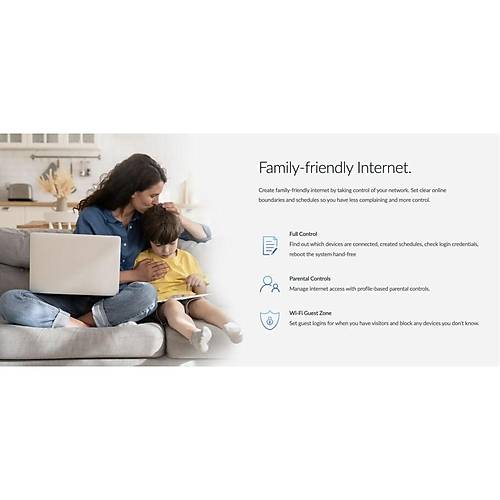 D-Link M32/MNA2 EAGLE PRO AI AX3200 Wi-Fi 6 Dual Band Smart Mesh Router Kit (2'li Paket)