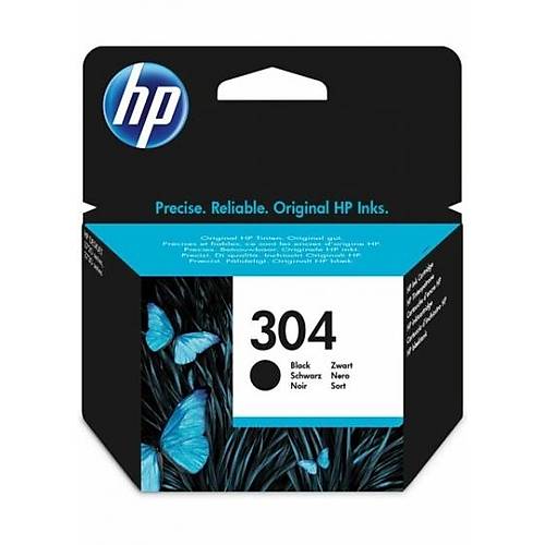 HP 304 N9K06AE Siyah Orijinal Kartu�