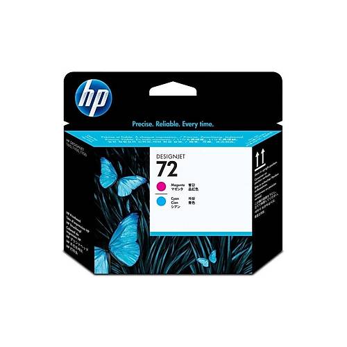 HP 72 C9383A K�rm�z� ve Mavi Orijinal Bask� Kafas�