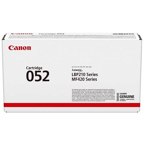 Canon CRG-052 Orijinal Siyah Toner 2199C002 3.100 Sayfa