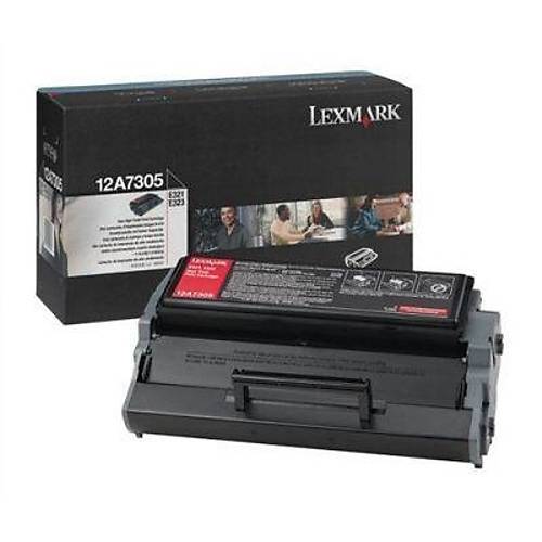 Lexmark 12A7305 Siyah Orijinal Toner - 6000 Sayfa