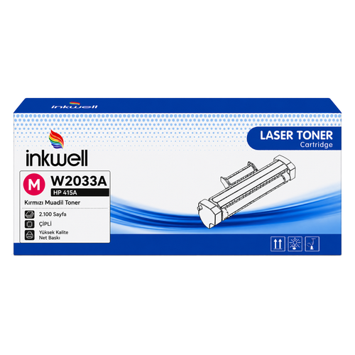 HP 415A K�rm�z� Muadil Toner W2033A �ipli - 2.400 Sayfa