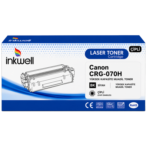 Canon CRG-070H Y�ksek Kapasiteli Siyah Muadil Toner 10.200 Sayfa