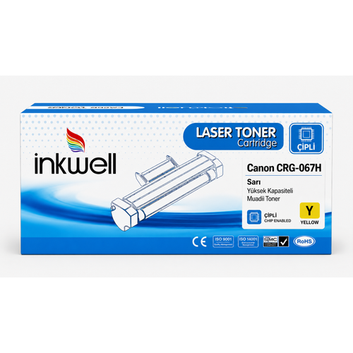 Canon CRG-067H Sar� Muadil Toner Y�ksek Kapasite - 2.350 Sayfa