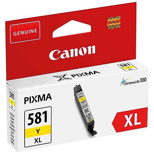 CANON CLI-581XL Y Sar� Y�ksek Kapasiteli Orijinal Kartu� 2051C001
