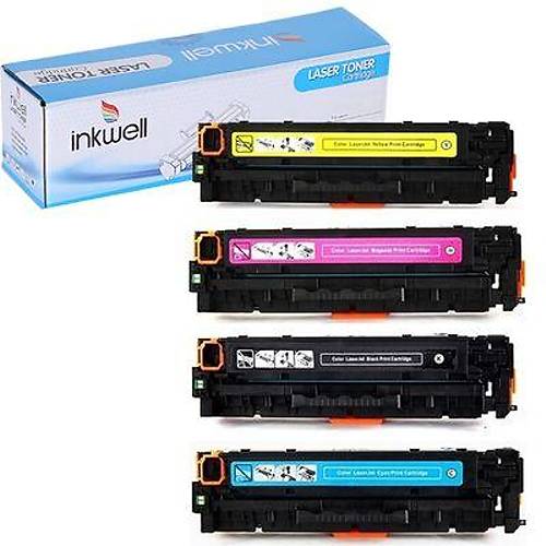 HP 125A CB542A Muadil Toner Seti