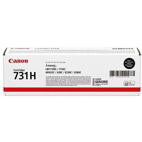 Canon CRG-731H Siyah Orijinal Toner Y�ksek Kapasiteli 6273B002 2.400 Sayfa