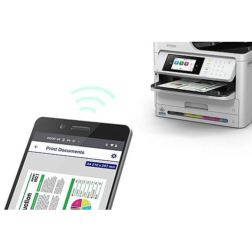 Epson WorkForce Pro WF-C5890DWF Taray�c� + Fotokopi + Faks Renkli �ok Fonksiyonlu M�rekkep P�sk�rtmeli Yaz�c�