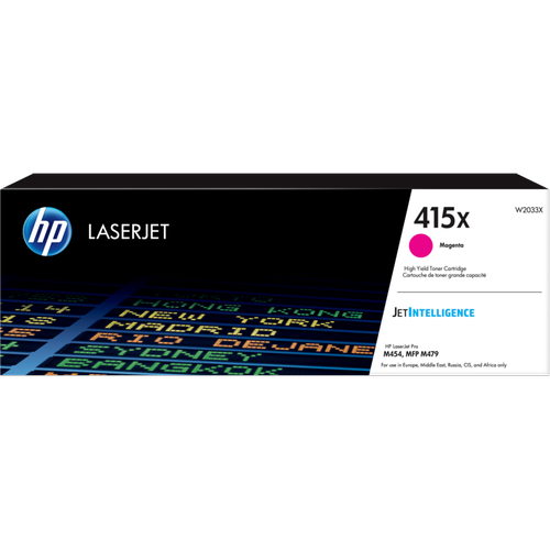 HP 415X (W2033X) K�rm�z� Y�ksek Kapasiteli Orijinal Toner 6000 Sayfa