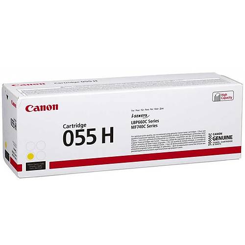 Canon CRG-055H Sar� Orijinal Toner Y�ksek Kapasiteli 3017C002 5.900 Sayfa
