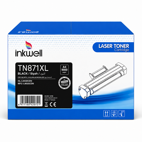 Brother TN-871XL Siyah Muadil Toner Y�ksek Kapasite 9.000 Sayfa