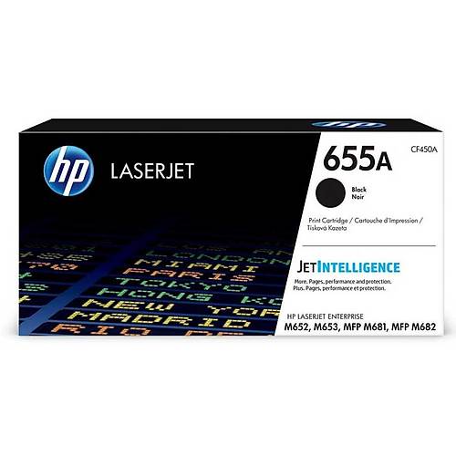 HP 655A CF450A Siyah Orijinal Toner 12.500 Sayfa