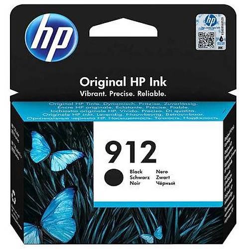 HP 912 3YL80AE Siyah Orijinal Kartu�