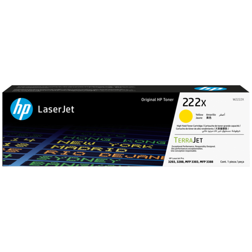 HP 222X W2222X Sar� Y�ksek Kapasite Orijinal Toner 2500 Sayfa