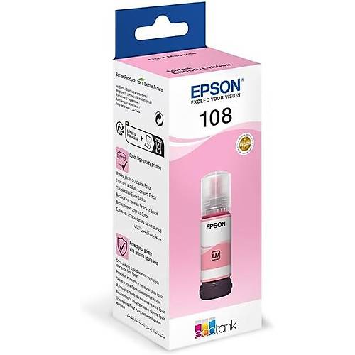 Epson 108 Orijinal A��k K�rm�z� M�rekkep Kartu�u