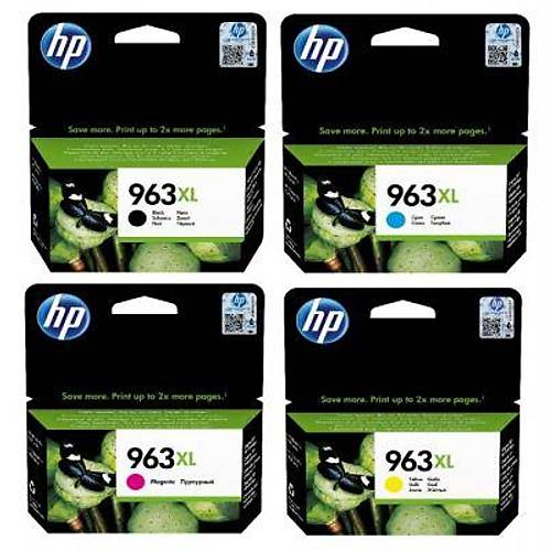 HP 963XL Orjinal Kartu� Seti T�m Renkler Y�ksek Kapasite