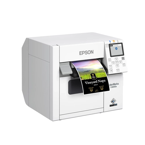 Epson Colorworks CW-C4000EBK Renkli Etiket/ Barkod Yaz�c�