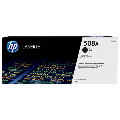HP 508A (CF360A) Siyah Orijinal LaserJet Toner 6000 Sayfa