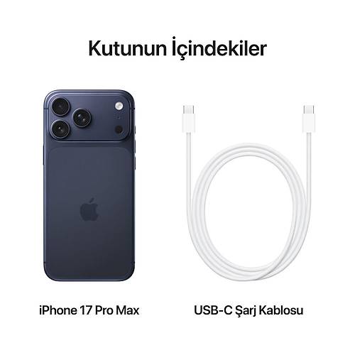Apple iPhone 17 Pro Max 256 GB Ak�ll� Telefon Abyss [�N S�PAR��]