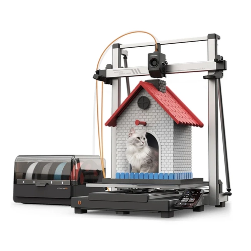 Anycubic Kobra 3 Max Combo 3D Yaz�c� � 420x420x500 mm �ok Renkli Y�ksek H�zl� Bask�