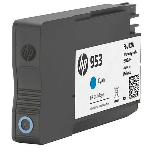 HP 953 F6U12AE Mavi Orijinal Kartu� 700 Sayfa