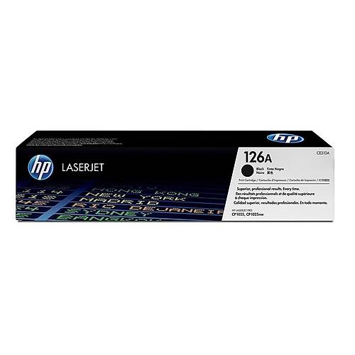 HP 126A (CE310A)  Siyah�Orijinal Toner  1200 Sayfa
