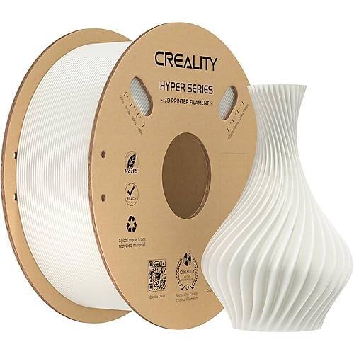 Creality Hyper+ PLA White Beyaz Y�ksek H�zl� 3D Yaz�c� Filamenti 1.75mm 1Kg