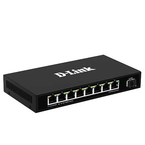 D-Link DMS-F109TS 8x1000M/ 2.5G RJ45, 1x 10G SFP+ Y�netilemez Switch