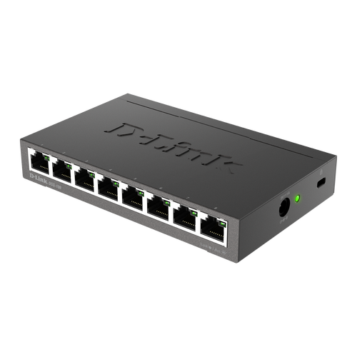 D-Link DGS-108 8 Port 10/100/1000 Gigabit Y�netimsiz Switch Metal