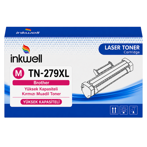 Brother TN-279XL Y�ksek Kapasiteli K�rm�z� Muadil Toner