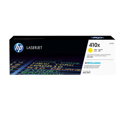 HP 410X (CF412X)  Sar� Orijinal Y�ksek Kapasiteli Toner 5000 Sayfa