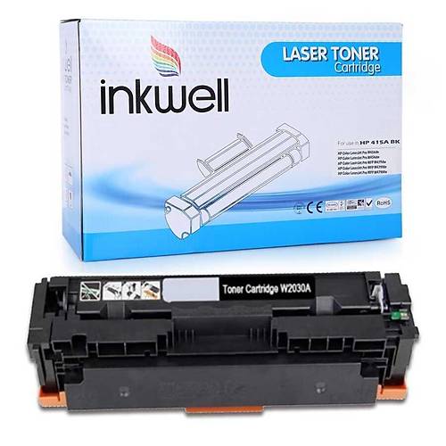 HP 415X Y�ksek Kapasiteli Siyah Muadil Toner �ipli - 6.000 Sayfa