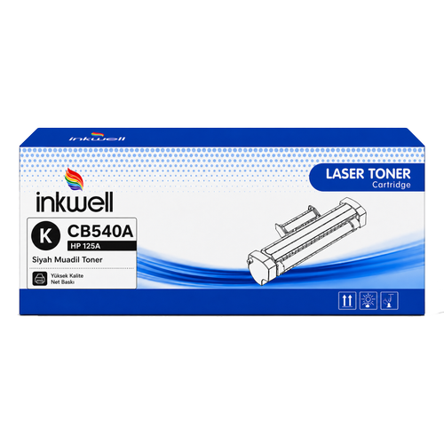 HP 125A CB540A Siyah Muadil Toner - 1.500 Sayfa