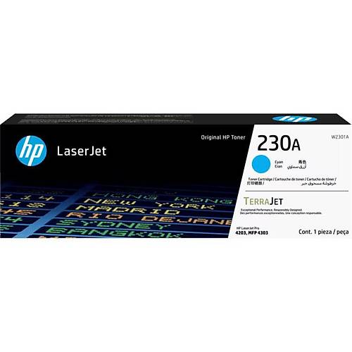 HP W2301A (230A) Mavi Orijinal Lazer Toner