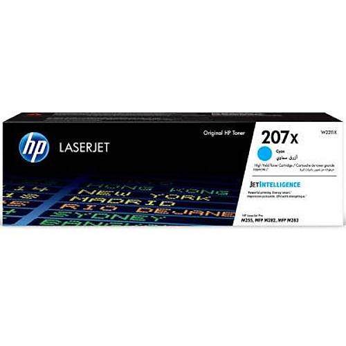 HP 207X (W2211X) Mavi Orijinal Y�ksek Kapasiteli Toner 2450 Sayfa