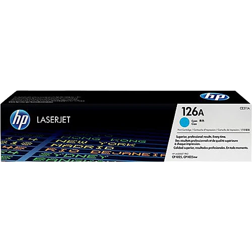 HP 126A (CE311A) Mavi�Orijinal Toner 1000 Sayfa