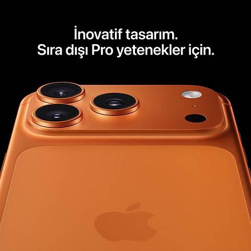 Apple iPhone 17 Pro 256 GB Ak�ll� Telefon Kozmik Turuncu [�N S�PAR��]