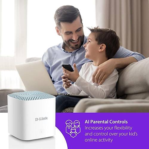 D-Link M18 EAGLE PRO AI AX1800 Wi-Fi 6 Dual Band Smart Mesh Router