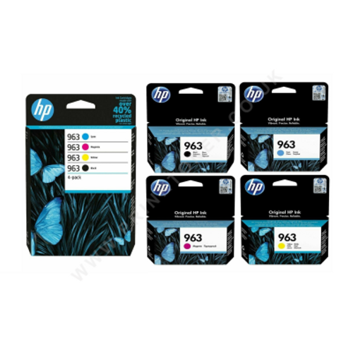 HP 963 (6ZC70AE) Orjinal Kartu� Seti T�m Renkler