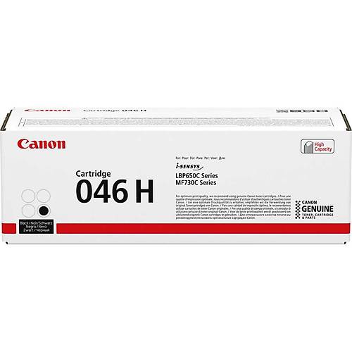 Canon CRG-046H Siyah Orijinal Toner Y�ksek Kapasiteli 1254C002 6.300 Sayfa