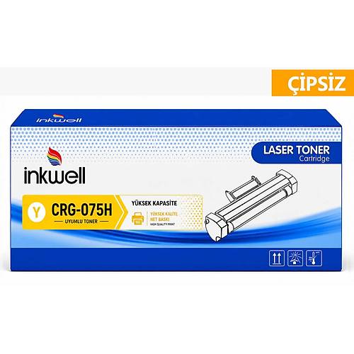 Canon CRG-075H Sar� Muadil Toner Y�ksek Kapasite - 2.500 Sayfa