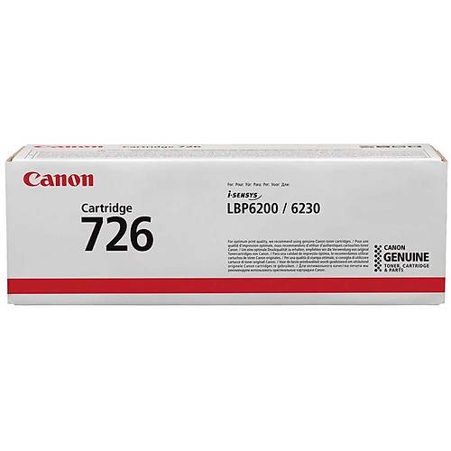 Canon CRG-726 Orijinal Siyah Toner 3483B002 2.100 Sayfa