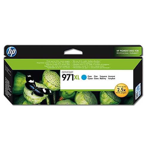 HP 971XL Mavi Y�ksek Kapasiteli Orijinal Kartu� CN626AE